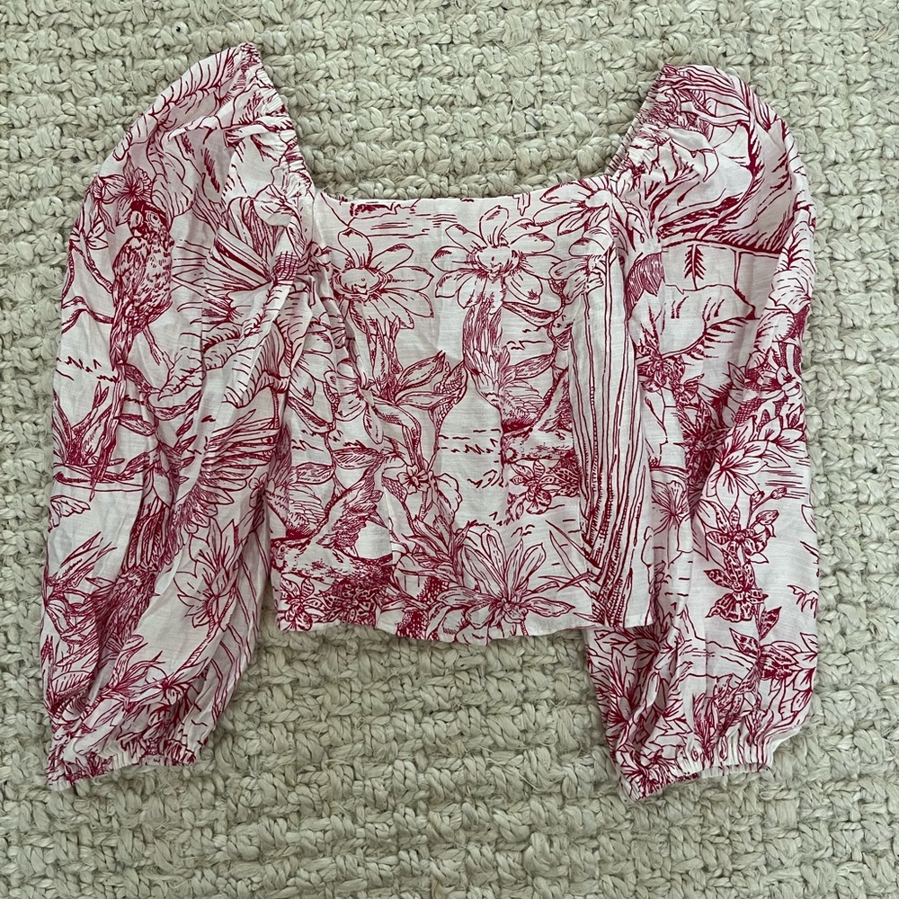 express floral blouse